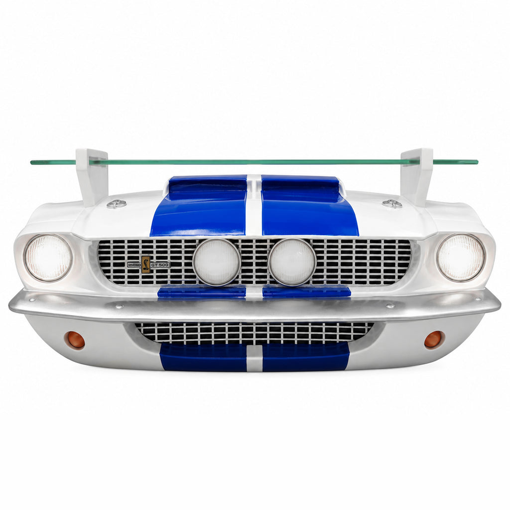 1967 Carroll Shelby GT500 Sports Coupe LED Wall Shelf – Blue/White