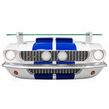1967 Carroll Shelby GT500 Sports Coupe LED Wall Shelf – Blue/White