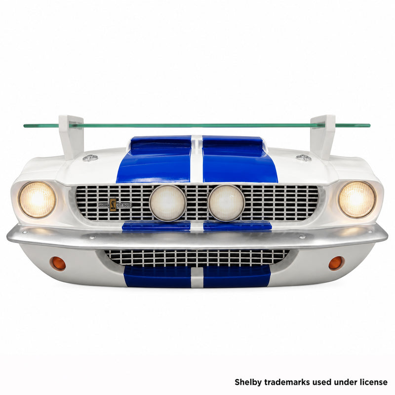 1967 Carroll Shelby GT500 Sports Coupe LED Wall Shelf – Blue/White