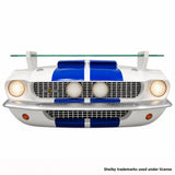 1967 Carroll Shelby GT500 Sports Coupe LED Wall Shelf – Blue/White