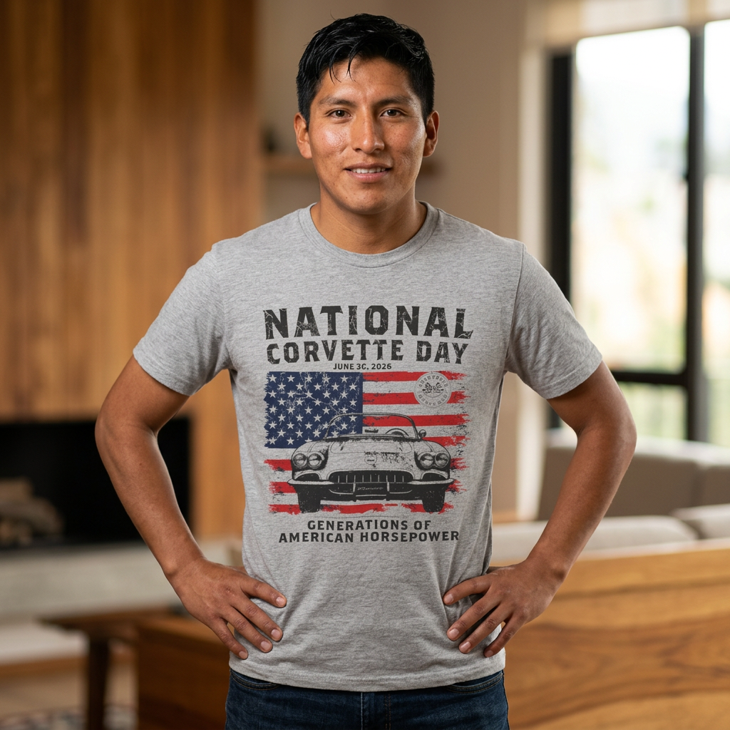 National Corvette Day 2026 T-Shirt – Limited Edition (Through June 30, 2026)