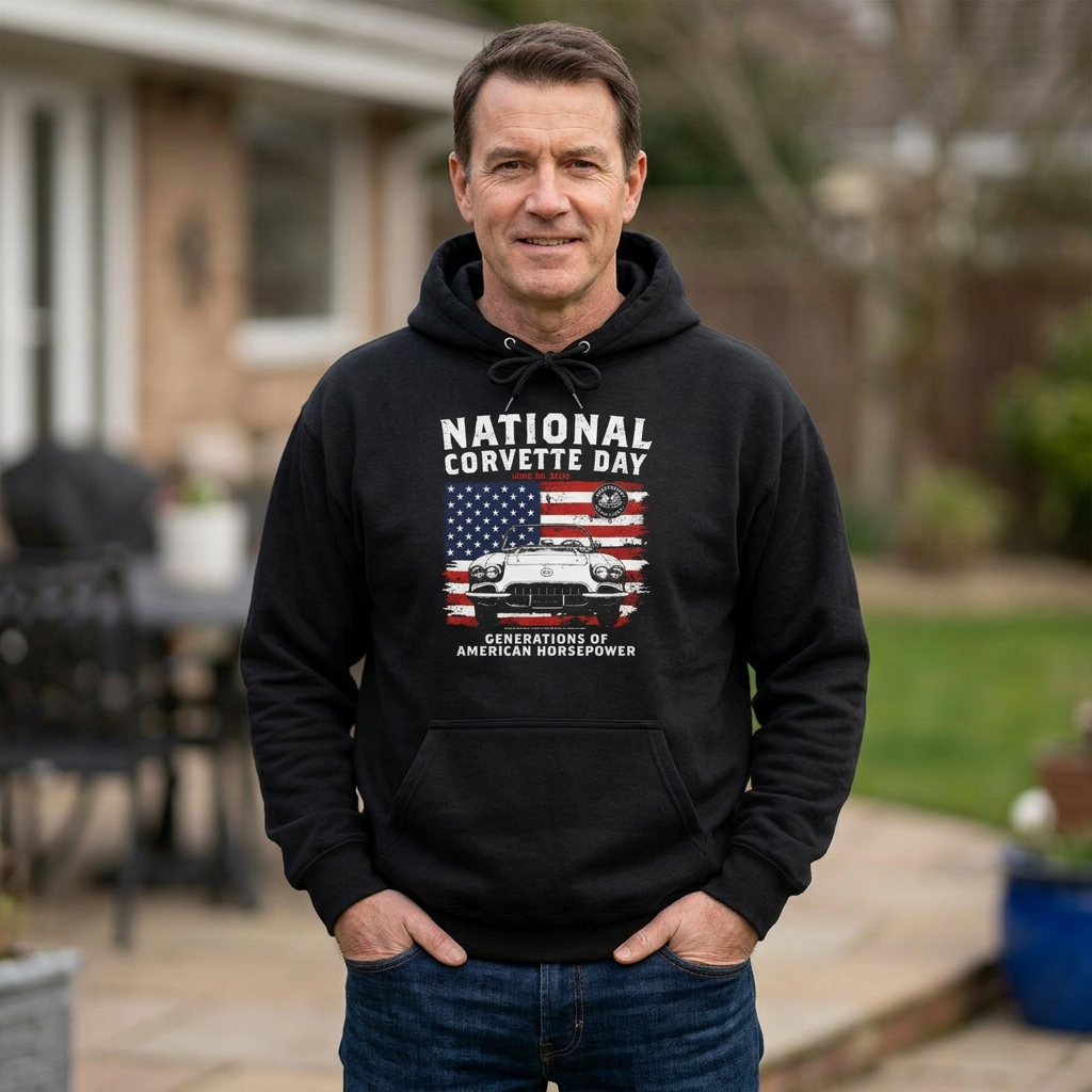 National Corvette Day 2026 Hooded Sweatshirt – Limited Edition (Through June 30, 2026)