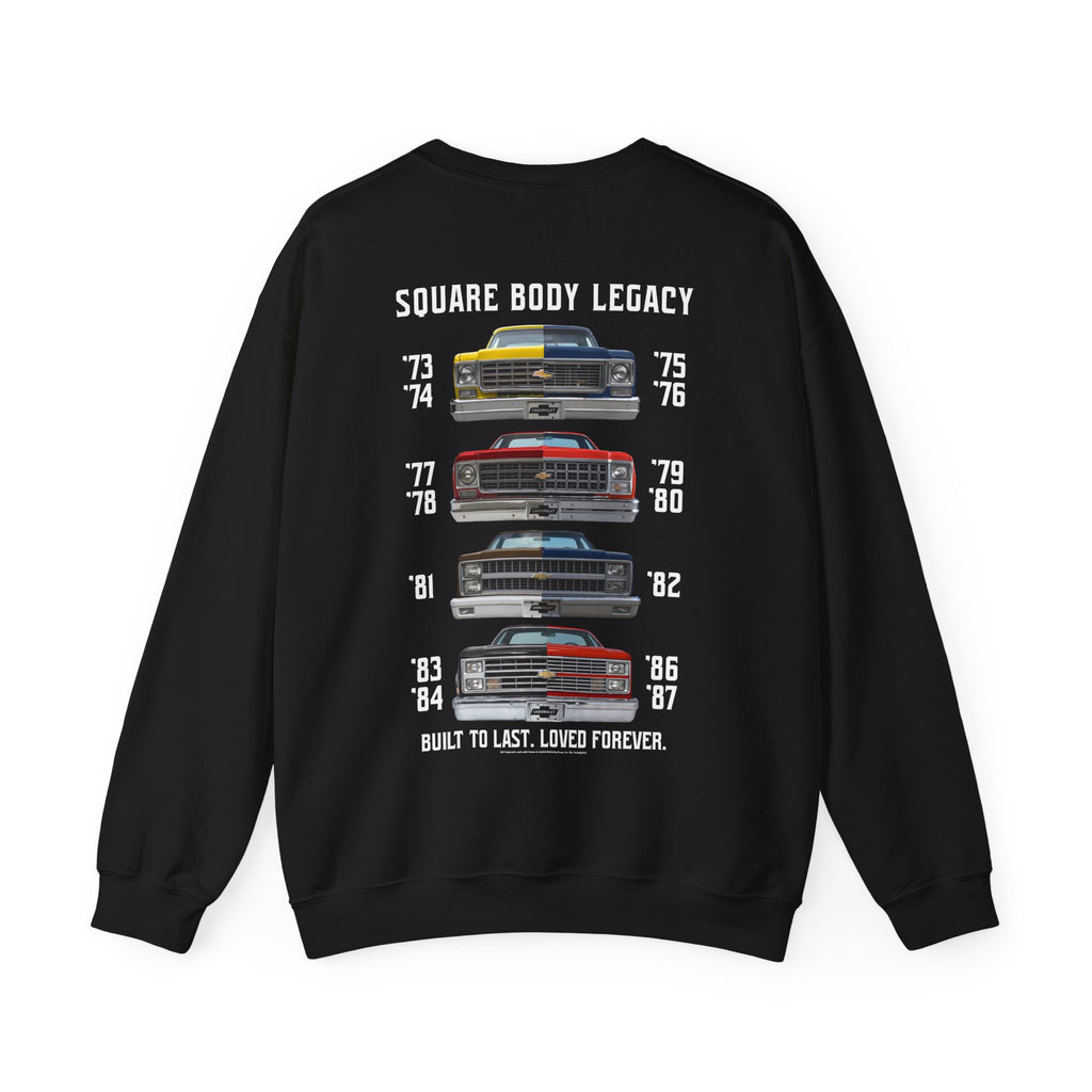 Chevrolet C10 Square Body Legacy Crew Neck Sweatshirt – Evolution of an American Classic