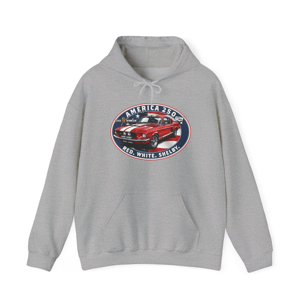 Shelby America 250 "250 Years of Freedom" Premium 1967 GT500 Oval Graphic Pullover Hoodie