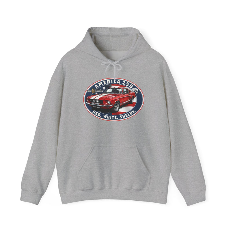 Shelby America 250 "250 Years of Freedom" Premium 1967 GT500 Oval Graphic Pullover Hoodie