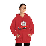 C1 Corvette American Classic Emblem Cotton Blend Hooded Sweatshirt – Legends of the Road, Perfect for the Corvette Fan