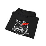 C6 Corvette Personalized Custom Car Color Cotton Blend Hooded Sweatshirt - TRANSPARENT