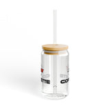 Corvette C4 16oz Clear Plastic Sipper – Corvette Script & C4 Logo | Gift for Car Enthusiasts, Summer BBQs, Nostalgic Kitchen Decor