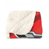 C6 racing NON-Personalized Decorative Sherpa Blanket