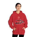 C1 Corvette Dual View Cotton Blend Hooded Sweatshirt – Legends of the Road, Perfect for the Corvette Fan