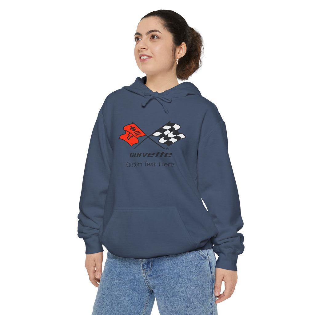 Personalized C3 Corvette Comfort Colors® Premium Hooded Sweatshirt, Custom Hoodie for Car Enthusiasts, Chevy Fans, Classic Corvette Owners, Chevrolet Apparel