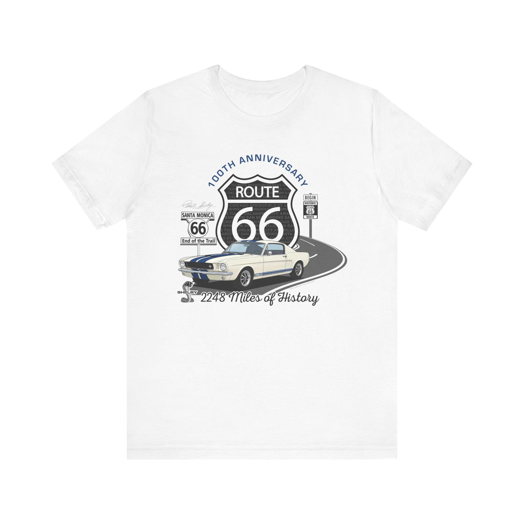 Shelby GT350 Route 66 100th Anniversary Short Sleeve Tee-Legends of the Road, Shelby Fan Favorite