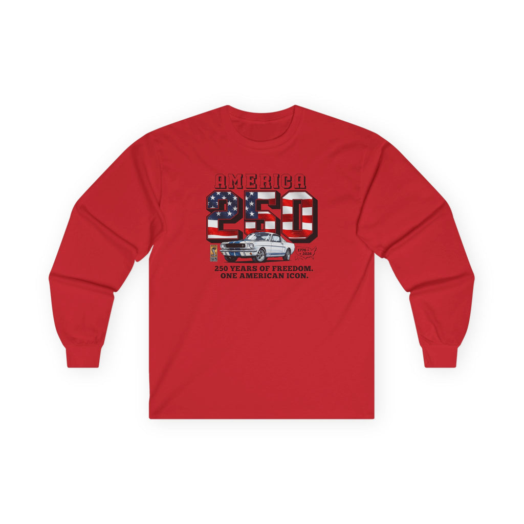 Shelby GT350 "250 Years of Freedom" America 250 Long-Sleeve T-Shirt