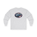 Shelby Cobra 427 "Red. White. Cobra." America 250 Oval Long-Sleeve T-Shirt