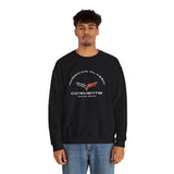 C6 Corvette Crew Neck Long Sleave Heavy Duty Sweatshirt, perfect for cool crisp days