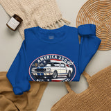 Shelby GT350 "Red. White. Shelby." America 250 Oval Crewneck Sweatshirt