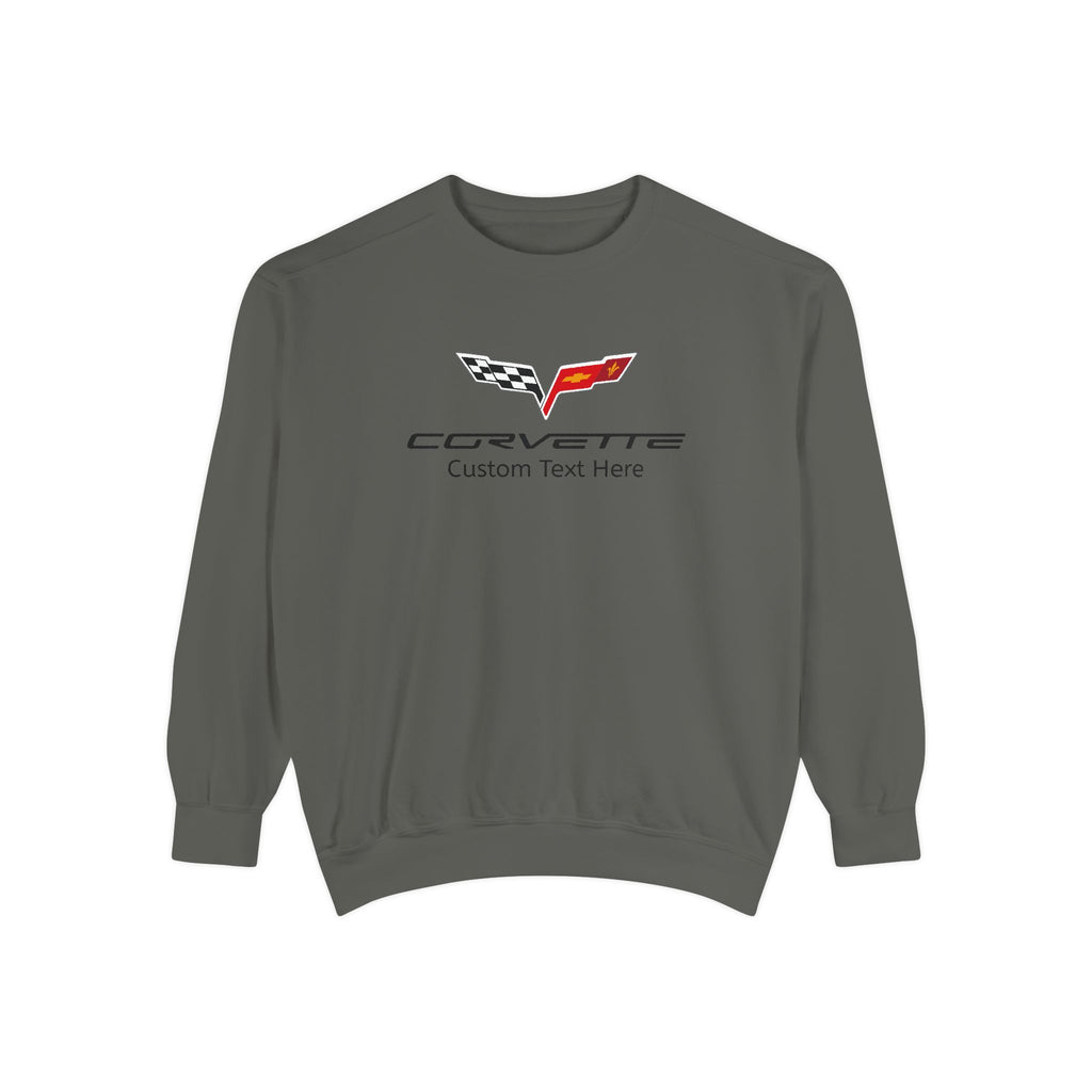 Personalized C6 Corvette Comfort Colors® Unisex Garment-Dyed Premium  Sweatshirt, Cotton Blend, Relaxed Fit, Chevrolet Enthusiasts, Official Licensed Apparel, Custom Gift for Him or Her