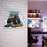 BIGFOOT® 4x4 USA-Made Die Cut Steel Wall Décor – Crush Zone! The Original Monster Truck (Available in 2 Sizes)