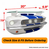 1967 Carroll Shelby GT500 Sports Coupe LED Wall Shelf – Blue/White