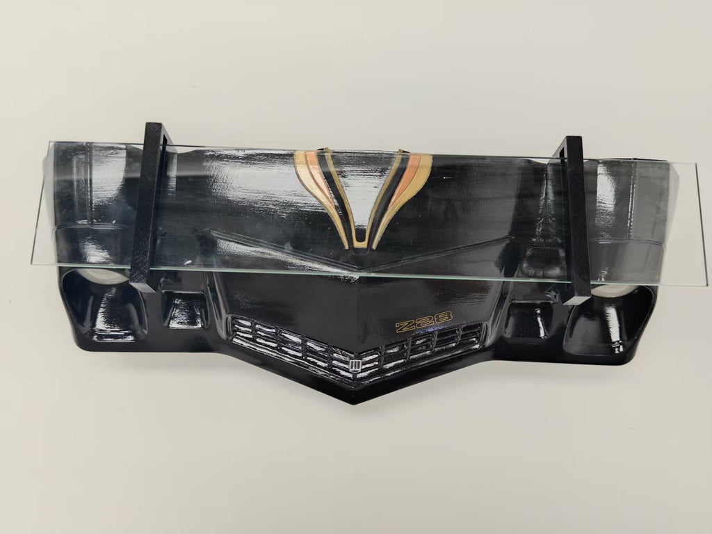 Chevrolet Camaro Z28 1979 Floating Wall Shelf, Black, LED Lights
