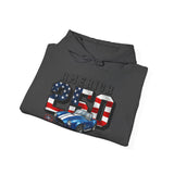 Shelby America 250 "Red. White. Cobra." Premium Cobra 427 Graphic Pullover Hoodie