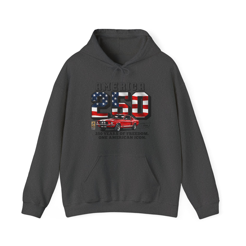 Shelby America 250 "250 Years of Freedom" Premium 1967 GT500 Graphic Pullover Hoodie