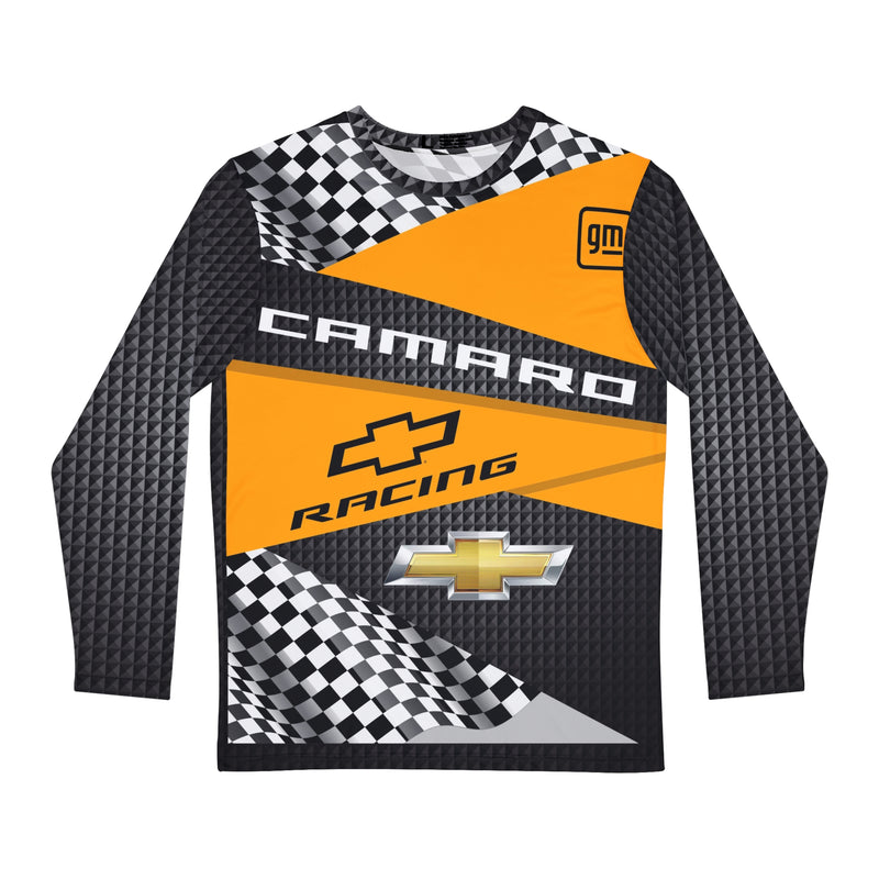 Camaro Racing Men's Long Sleeve Shirt, All Over Print