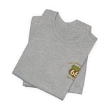 Legends of Route 66 100th Anniversary Landmark Map Design Cotton Front and Back Printed Personalized Short Sleeve Tee
