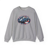 Shelby Blue Cobra 427 "Red. White. Cobra." America 250 Oval Crewneck Sweatshirt