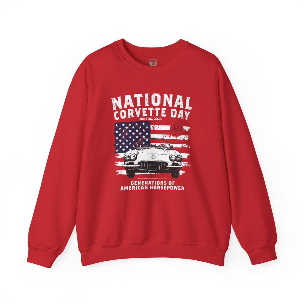 National Corvette Day 2026 Crewneck Sweatshirt – Limited Edition (Through June 30, 2026)