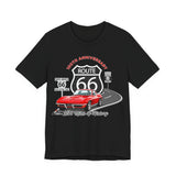 C2 Corvette Route 66 100th Anniversary Short Sleeve Tee – Legends of the Road, Perfect for the Corvette Fan