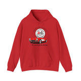 C1 Corvette American Classic Emblem Cotton Blend Hooded Sweatshirt – Legends of the Road, Perfect for the Corvette Fan