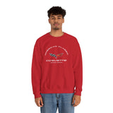 C6 Corvette Crew Neck Long Sleave Heavy Duty Sweatshirt, perfect for cool crisp days