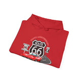 C2 Corvette Route 66 100th Anniversary Hooded Sweatshirt – Legends of the Road, Perfect for the Corvette Fan