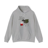 Dog is Good Never Drink Alone Adult Fleece Hoodie, Perfect for the Serious Dog Lover