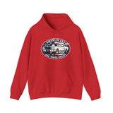 Shelby GT350 "Red. White. Shelby." America 250 Oval Pullover Hoodie