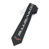 Corvette C6 Carbon Pattern Necktie, 56 inches long, 4 inches wide