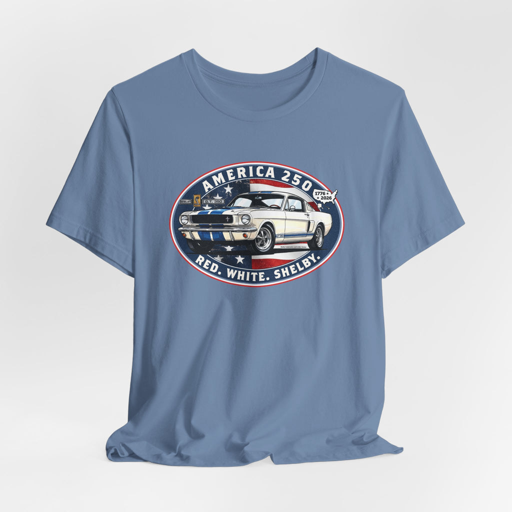 Shelby America 250 "Years of Freedom" Premium GT350 Oval Short-Sleeve Tee