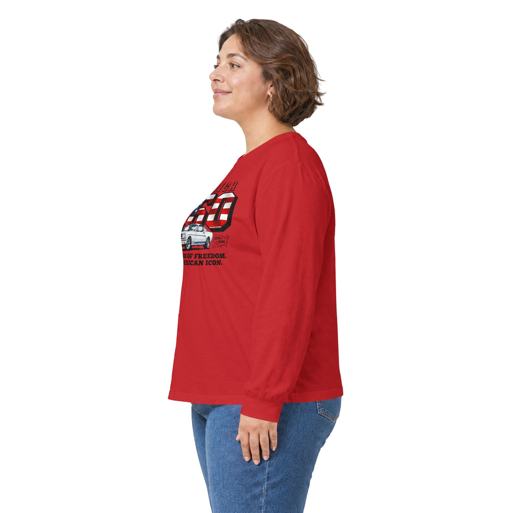 Shelby GT350 "250 Years of Freedom" America 250 Long-Sleeve T-Shirt