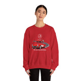 C1 Corvette Dual View Crew Neck Sweatshirt – Legends of the Road, Perfect for the Corvette Fan