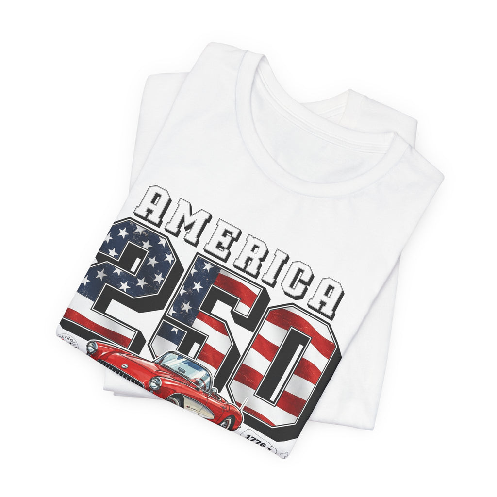 Corvette America 250 "One American Icon" Premium C1 Short-Sleeve Tee