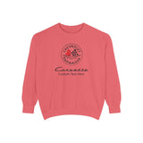 Personalized C1 Corvette Comfort Colors® Unisex Garment-Dyed Premium Sweatshirt, Relaxed Fit, Chevrolet Car Enthusiasts, Official Licensed Apparel, Custom Gift For Him Or Her