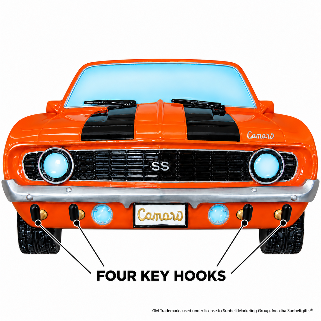1969 Camaro Key Rack four key hooks