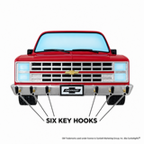 Chevrolet C10 Truck Key Rack six key hooks