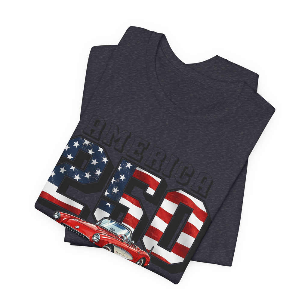Corvette America 250 "One American Icon" Premium C1 Short-Sleeve Tee