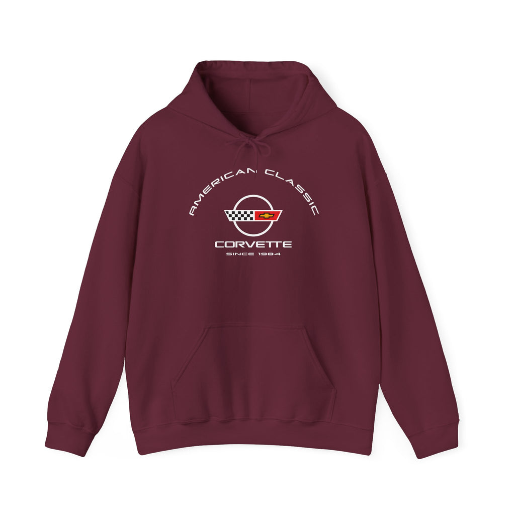 C4 GER Corvette Heavy Blend Hooded Sweatshirt, perfect for cool crisp days, DE