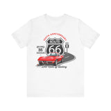 C2 Corvette Route 66 100th Anniversary Short Sleeve Tee – Legends of the Road, Perfect for the Corvette Fan