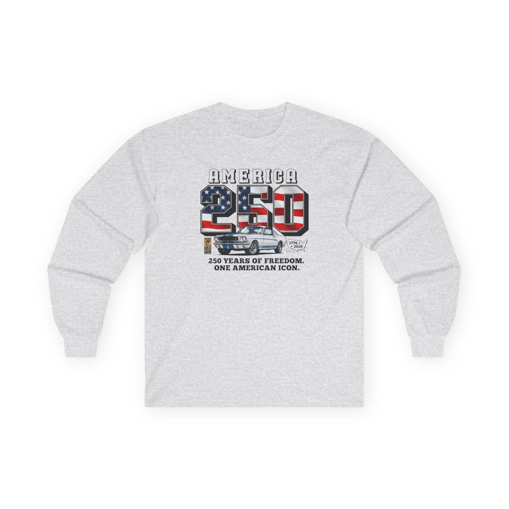 Shelby GT350 "250 Years of Freedom" America 250 Long-Sleeve T-Shirt