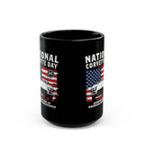 Limited Release 2026 National Corvette Day Mug – 15oz Coffee Mug (Red, White, Black) – Collector Car Enthusiast Gift, Automotive Collector's Drinkware, Car Lover's Present