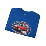 1967 Shelby GT500 "Red. White. Shelby." America 250 Oval Crewneck Sweatshirt